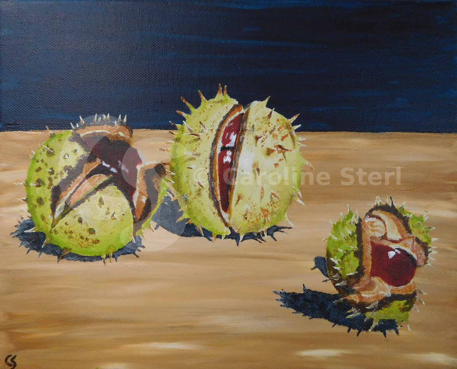 Painting: Leaving the Shelter